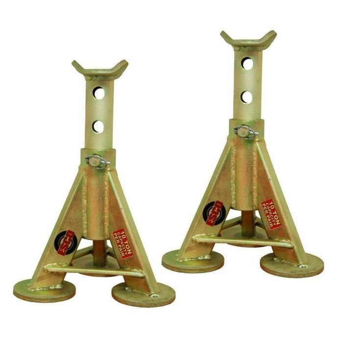1-91.jpg ESCO 5 Ton Performance Axle Top Post Jack Stands Pair - Image 1