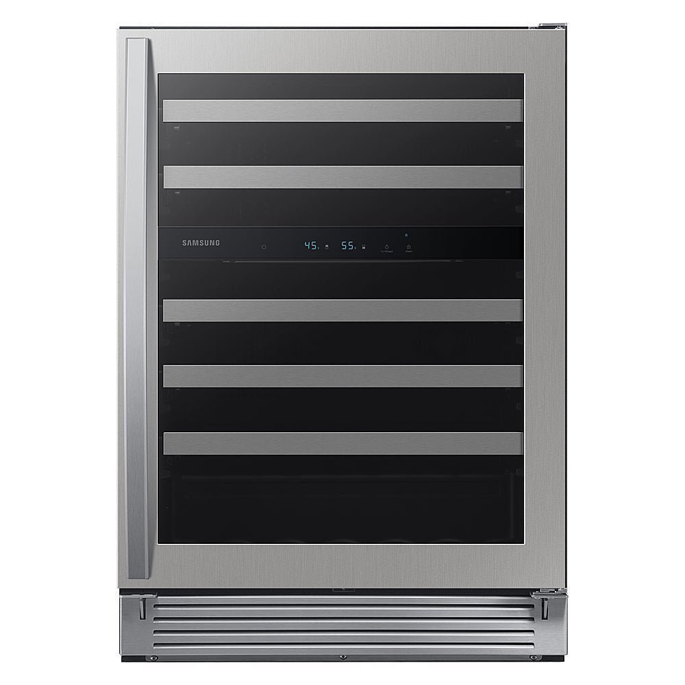 6422809_sd_5050405b-2f98-4481-b543-0e74e68b350f-1.jpg Samsung RW51TS338SR 51-Bottle Capacity Wine Cooler - Image 1