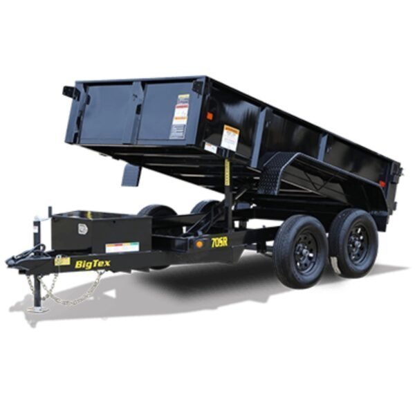 70SR_1-600x600-1.jpg Big Tex Tandem Axle Single Ram Dump Trailer | 70SR-12-5WDD - Image 1