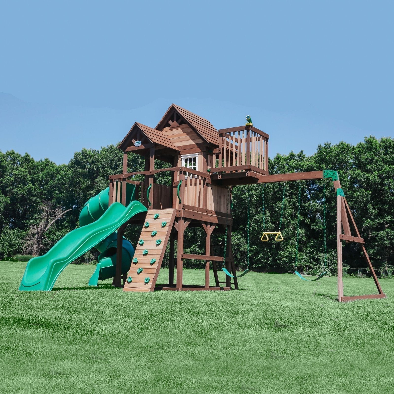 SkyfortIIIHero8.10.22-1.jpg Skyfort III Swing Set - Image 1