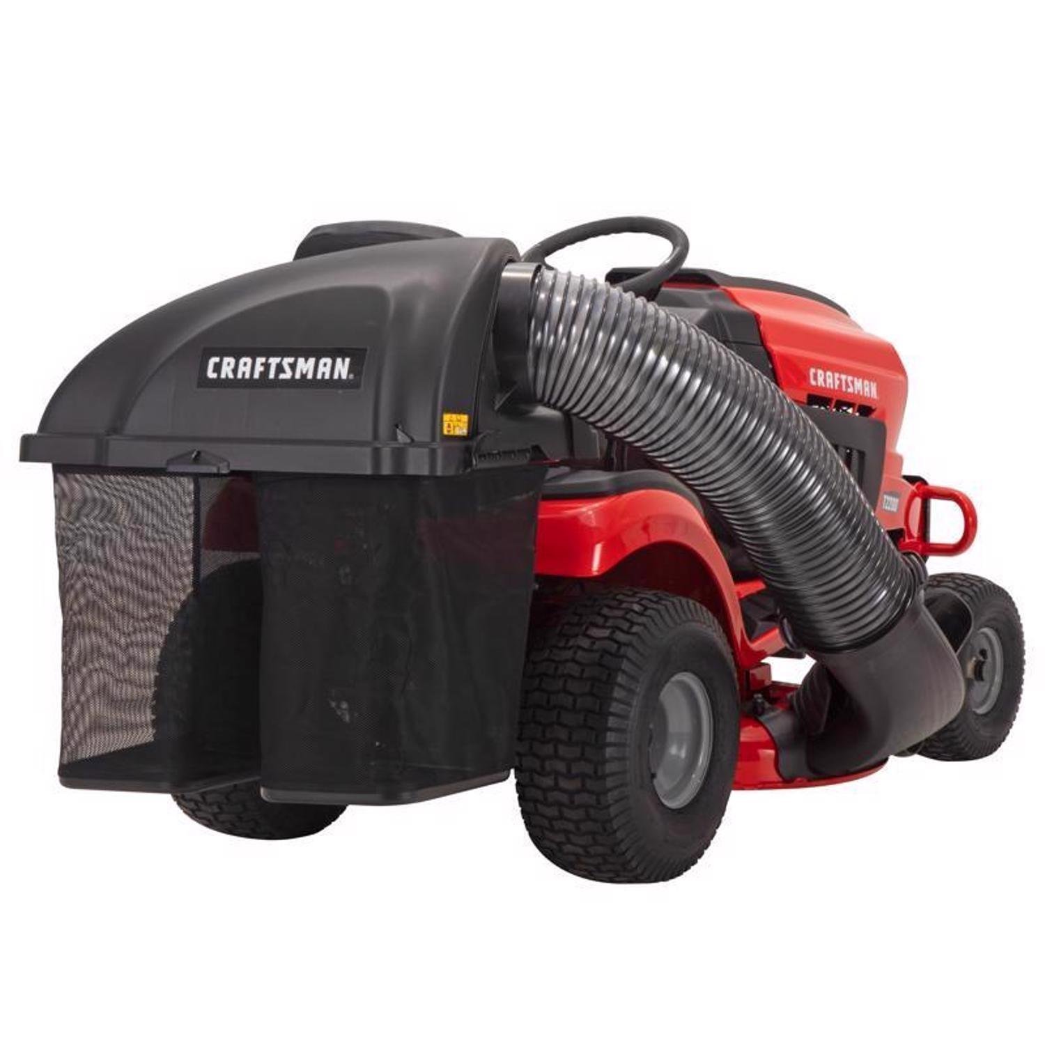 d7f2f62d-8164-458b-b8f5-92a7a8f8477f.jpg Craftsman Bagger Only Twin Bin Bagger 42/46 in. - Image 1
