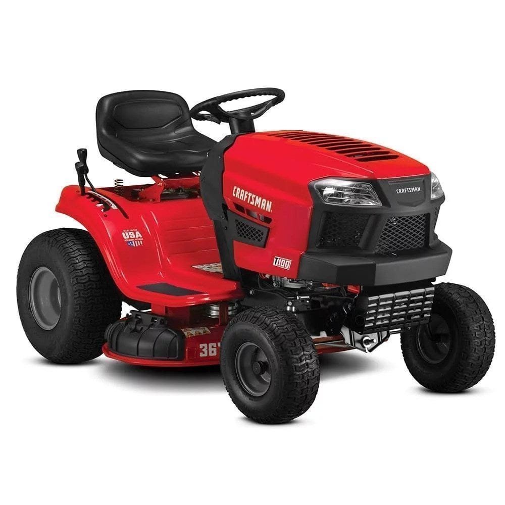 img-1169.jpg Craftsman T100 36-in 11.5-HP Riding Lawn Mower | CMXGRAM201302 - Image 1