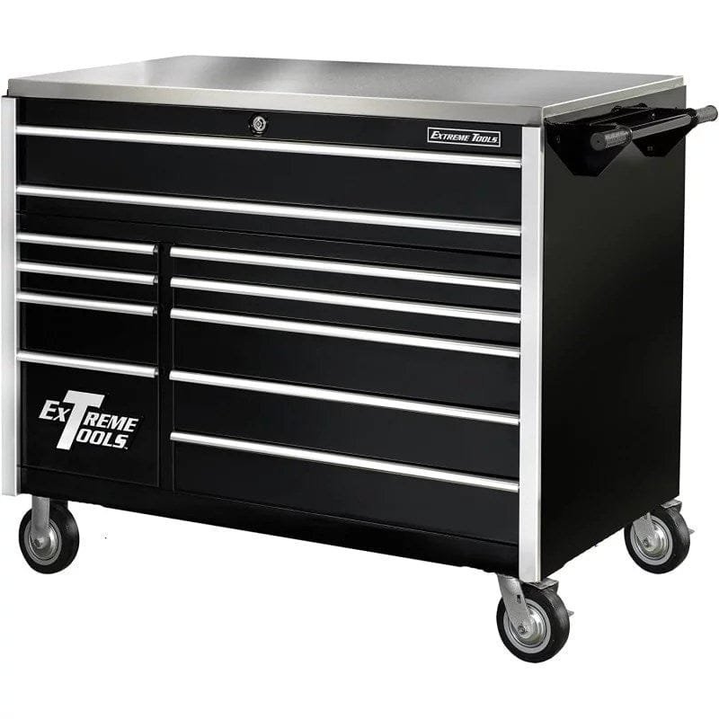 img-1464.jpg Extreme Tools 55 In 11 Drawer Pro Roller Cabinet BLACK - Image 1