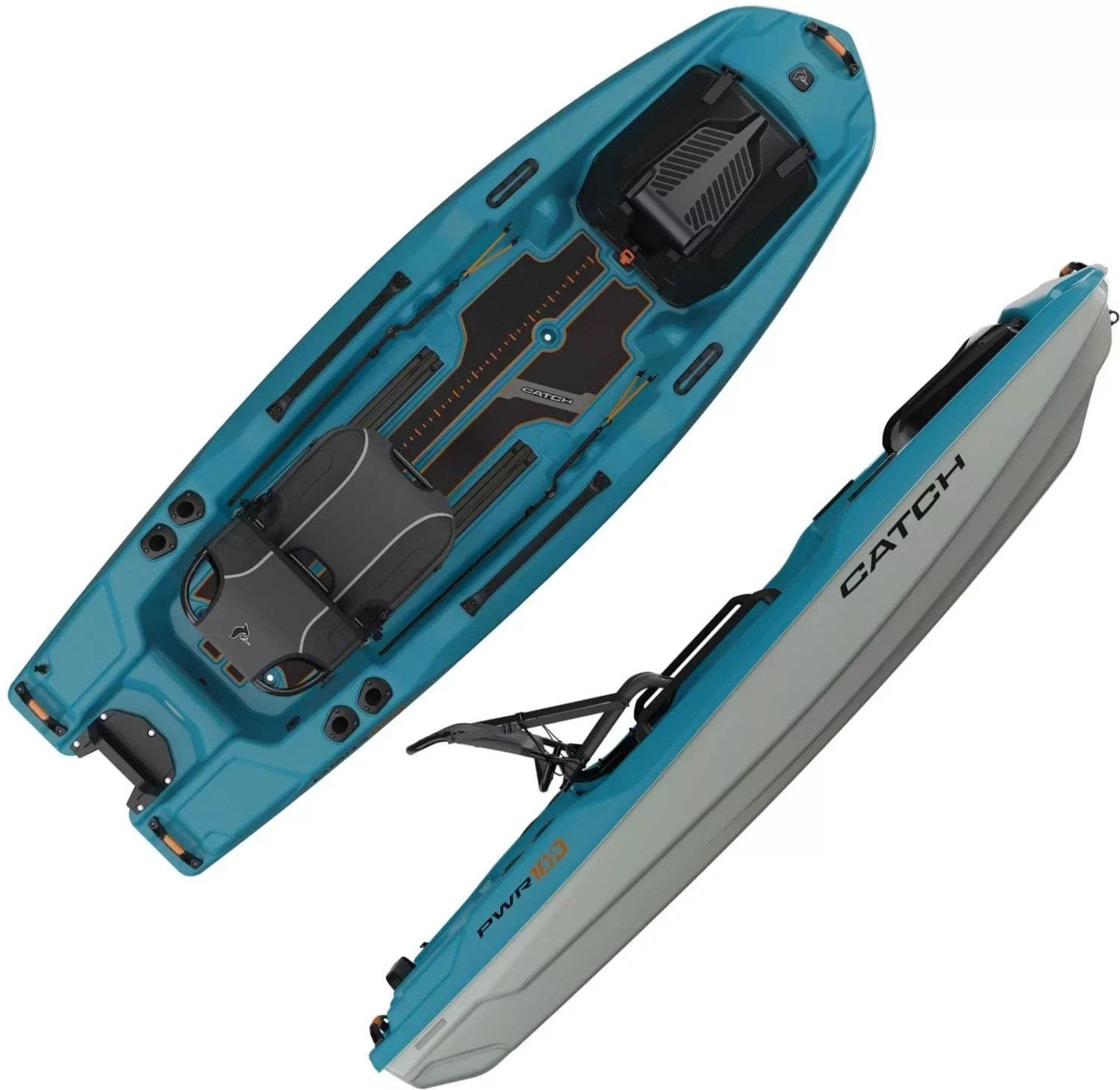 img-2532.jpg Pelican Catch Pwr 100 Single-Person Fishing Boat – Turquoise Blue - Image 1