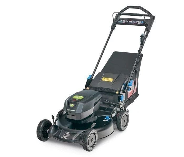 img-352.jpg 21 in. Super Recycler 60-Volt SmartStow Max Cordless Battery Walk Behind Mower 7.5 Ah Battery and Charger Included - Image 1