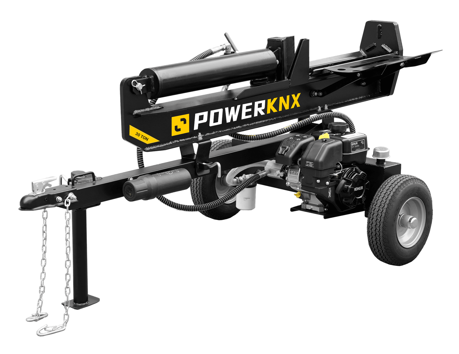 powerknx-30-ton-gas-log-splitter_main.png POWERKNX™ 30-Ton Vertical/Horizontal Gas Log Splitter (31-401) - Image 1